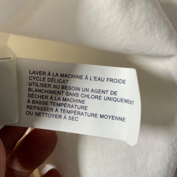 BANANA REPUBLIC 100% Linen White Mini Skirt Lined in 100% Cotton US Sz 12 - Picture 8 of 10